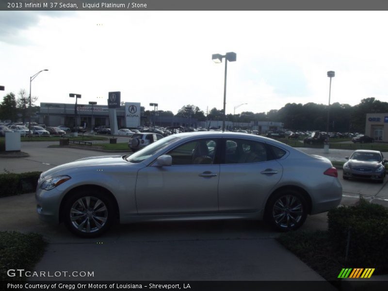 Liquid Platinum / Stone 2013 Infiniti M 37 Sedan