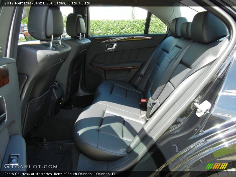 Rear Seat of 2012 E 350 Sedan