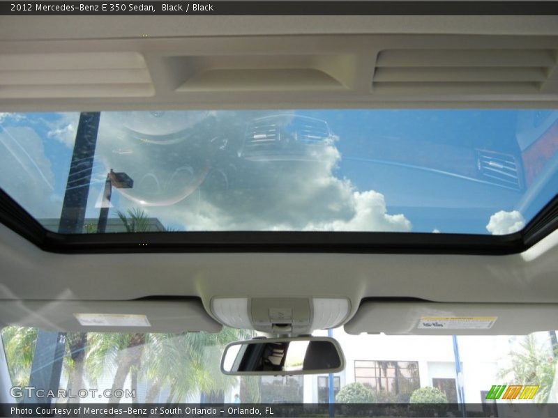 Sunroof of 2012 E 350 Sedan