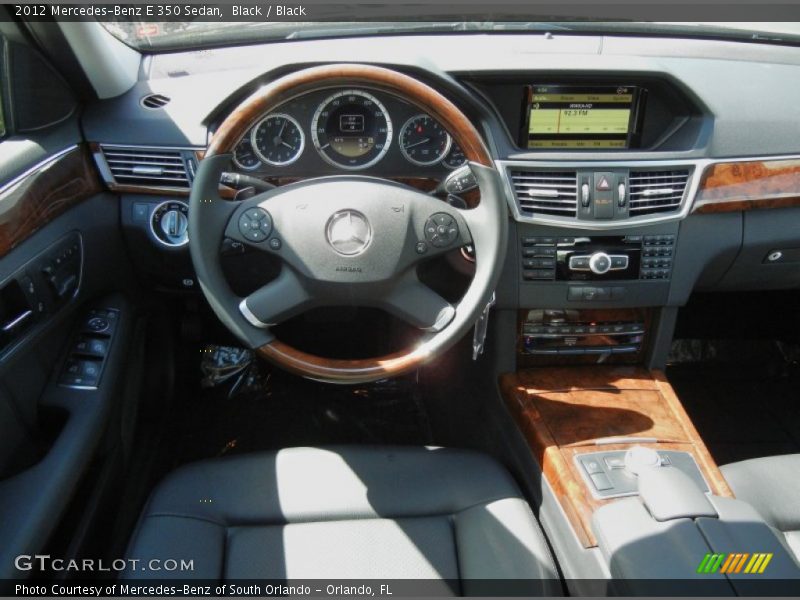 Black / Black 2012 Mercedes-Benz E 350 Sedan