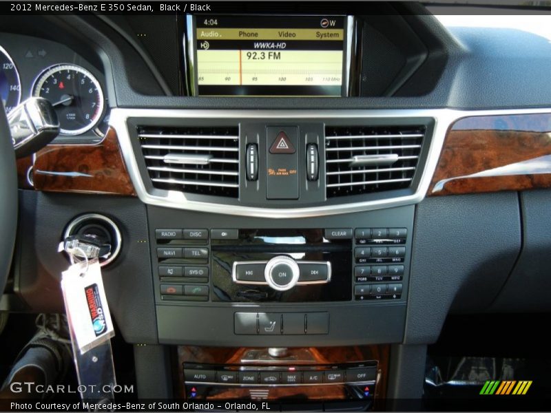 Controls of 2012 E 350 Sedan