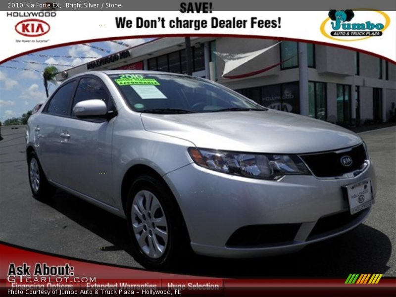 Bright Silver / Stone 2010 Kia Forte EX