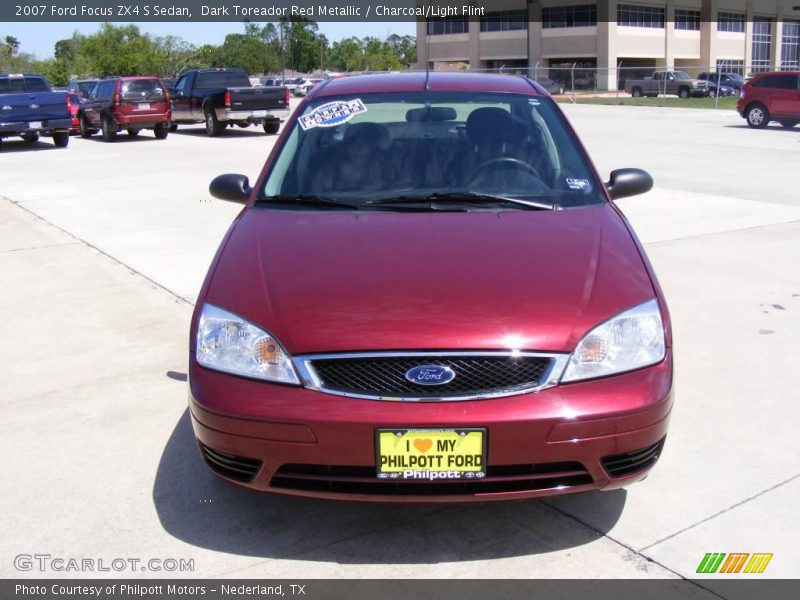 Dark Toreador Red Metallic / Charcoal/Light Flint 2007 Ford Focus ZX4 S Sedan