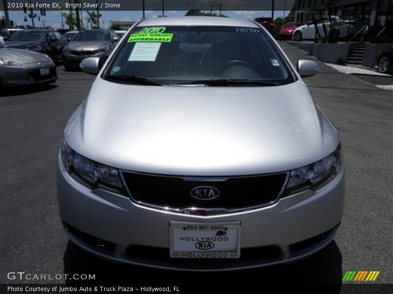 Bright Silver / Stone 2010 Kia Forte EX