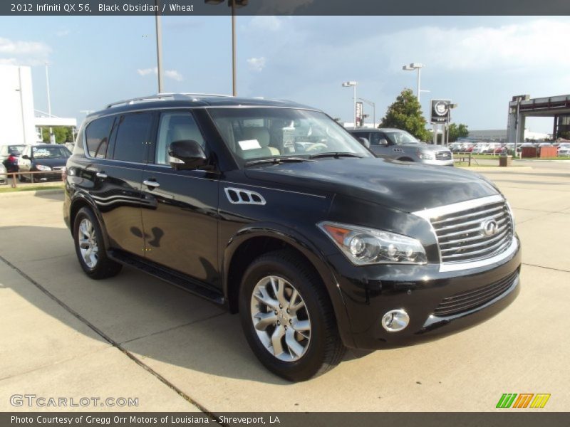 Black Obsidian / Wheat 2012 Infiniti QX 56