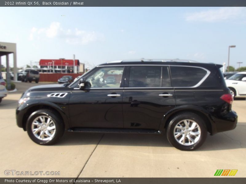 Black Obsidian / Wheat 2012 Infiniti QX 56