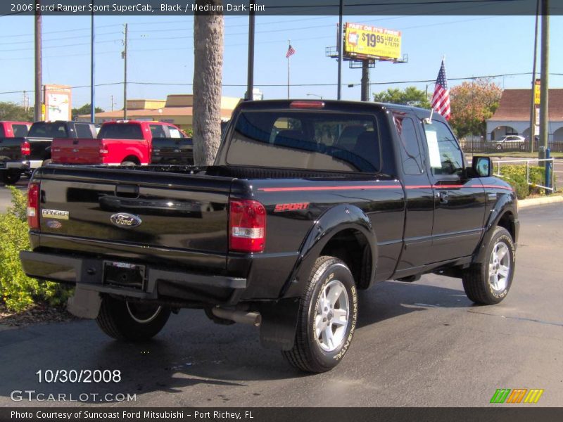 Black / Medium Dark Flint 2006 Ford Ranger Sport SuperCab