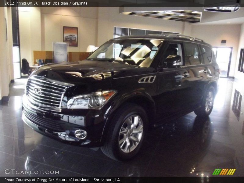 Black Obsidian / Graphite 2012 Infiniti QX 56