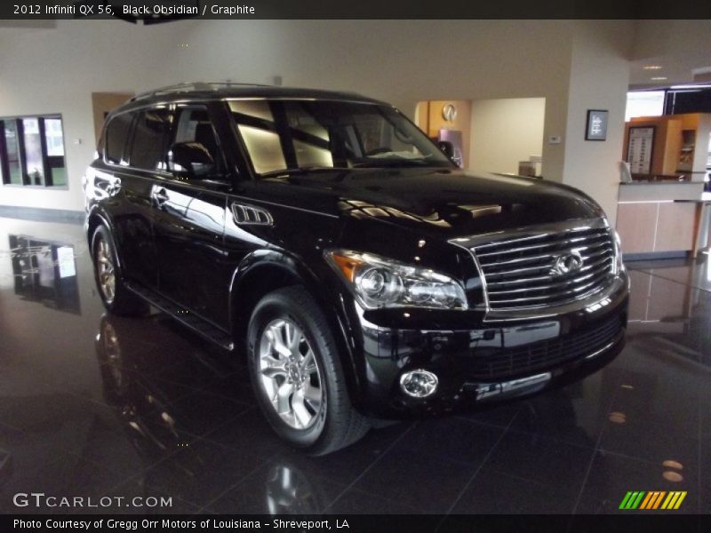 Black Obsidian / Graphite 2012 Infiniti QX 56