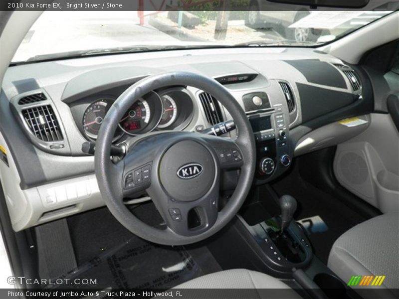 Bright Silver / Stone 2010 Kia Forte EX