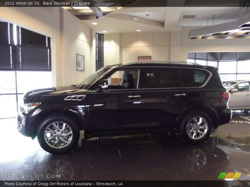 Black Obsidian / Graphite 2012 Infiniti QX 56