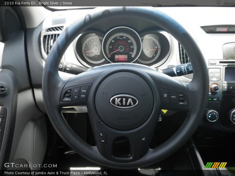 Bright Silver / Stone 2010 Kia Forte EX