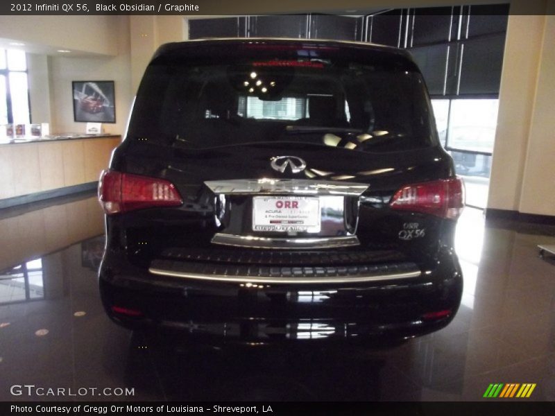 Black Obsidian / Graphite 2012 Infiniti QX 56