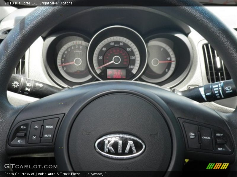 Bright Silver / Stone 2010 Kia Forte EX