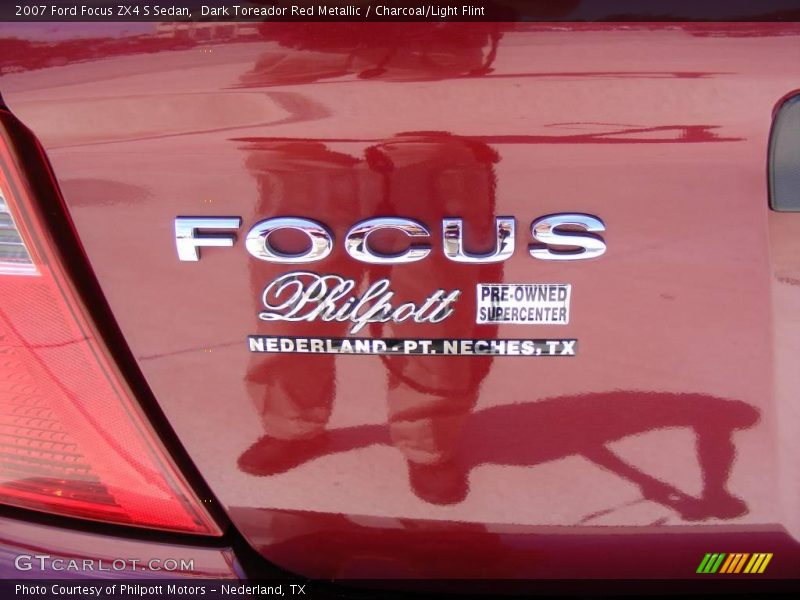 Dark Toreador Red Metallic / Charcoal/Light Flint 2007 Ford Focus ZX4 S Sedan