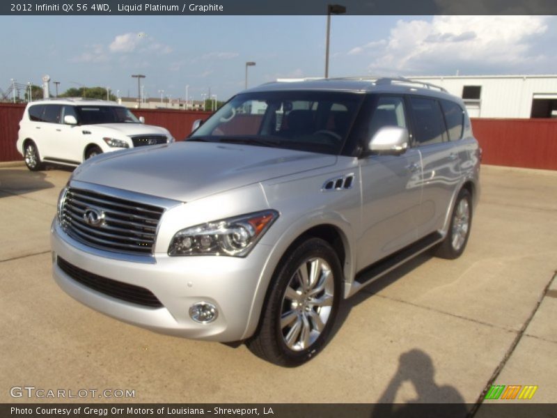 Liquid Platinum / Graphite 2012 Infiniti QX 56 4WD