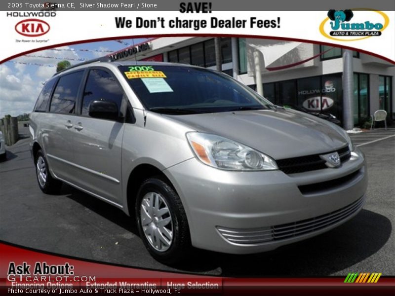 Silver Shadow Pearl / Stone 2005 Toyota Sienna CE