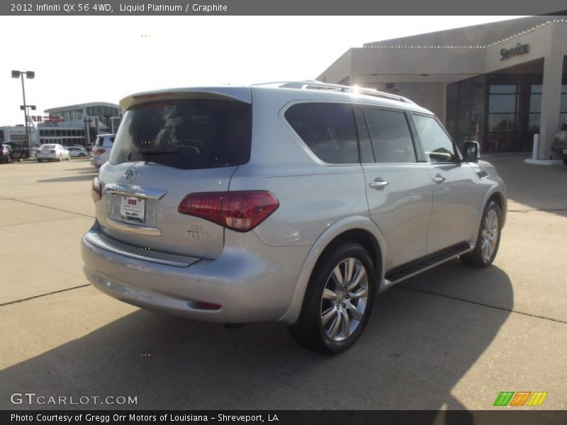 Liquid Platinum / Graphite 2012 Infiniti QX 56 4WD