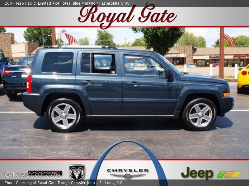 Steel Blue Metallic / Pastel Slate Gray 2007 Jeep Patriot Limited 4x4
