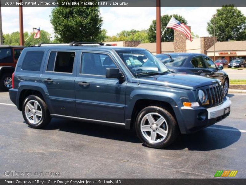 Steel Blue Metallic / Pastel Slate Gray 2007 Jeep Patriot Limited 4x4