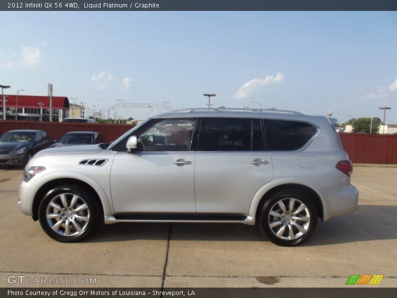 Liquid Platinum / Graphite 2012 Infiniti QX 56 4WD