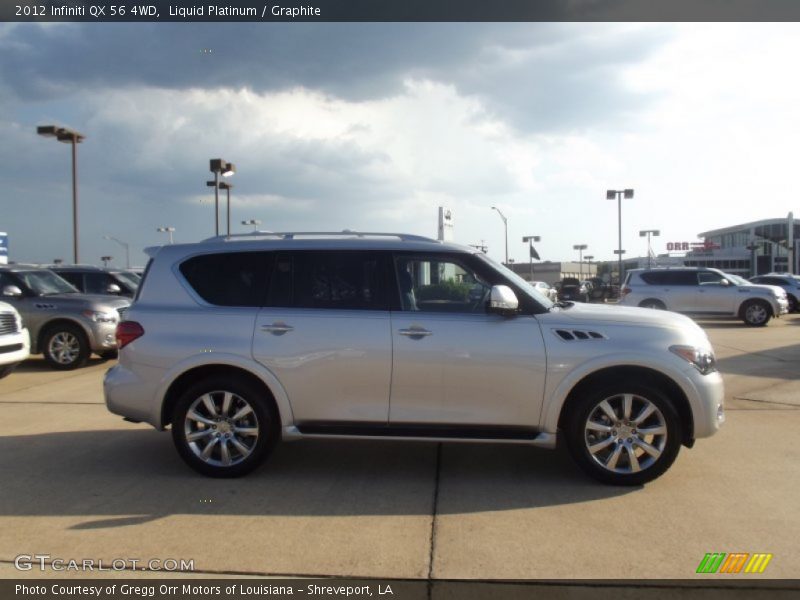 Liquid Platinum / Graphite 2012 Infiniti QX 56 4WD