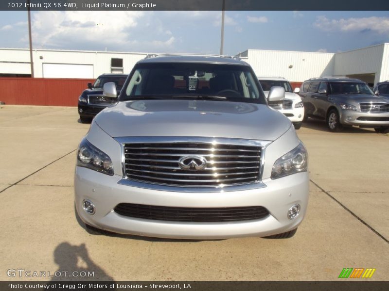 Liquid Platinum / Graphite 2012 Infiniti QX 56 4WD