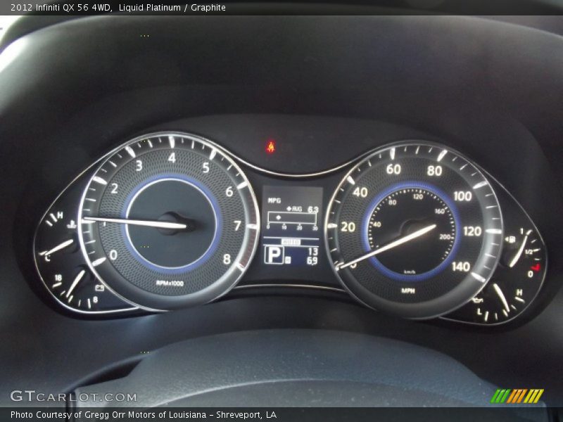 Liquid Platinum / Graphite 2012 Infiniti QX 56 4WD