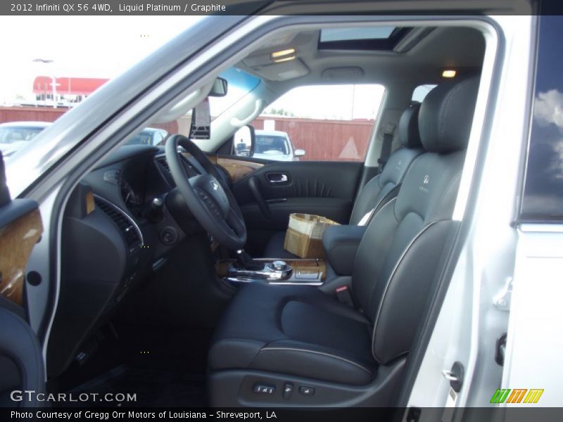 Liquid Platinum / Graphite 2012 Infiniti QX 56 4WD