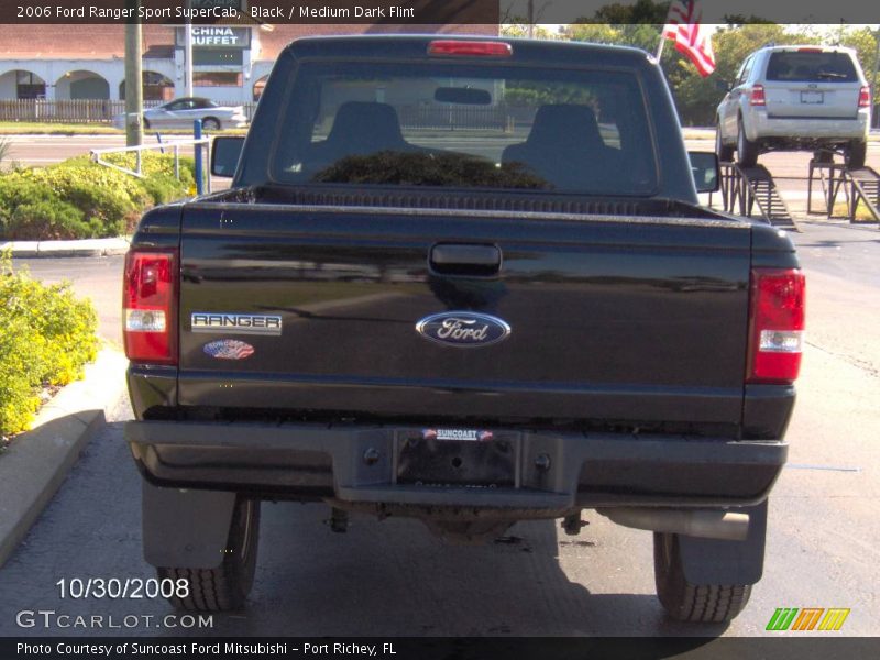Black / Medium Dark Flint 2006 Ford Ranger Sport SuperCab