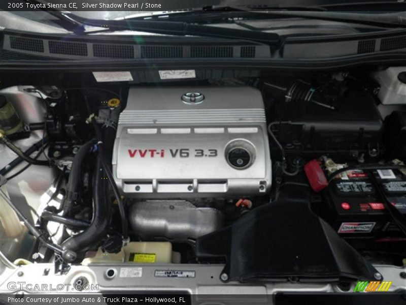 Silver Shadow Pearl / Stone 2005 Toyota Sienna CE