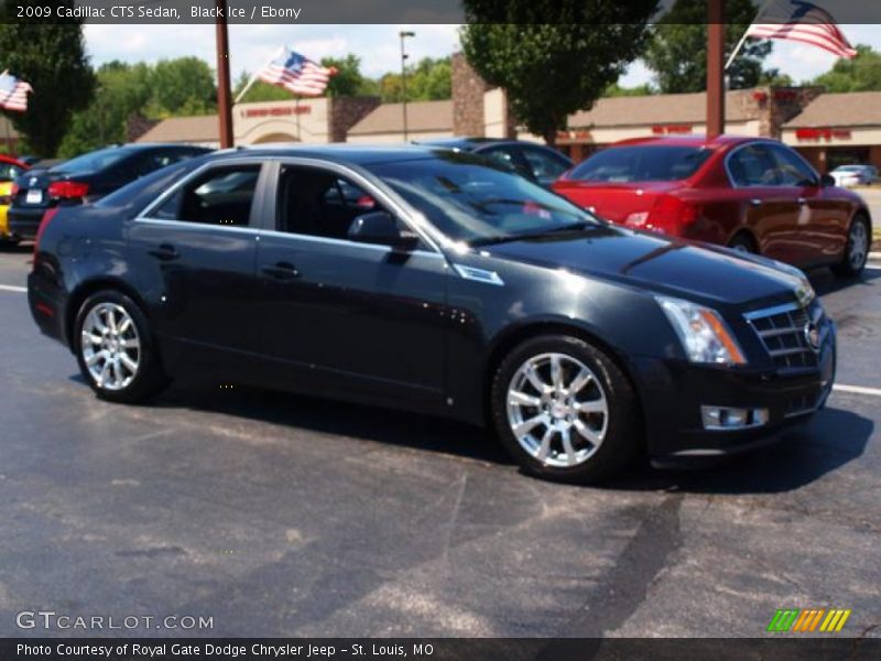 Black Ice / Ebony 2009 Cadillac CTS Sedan
