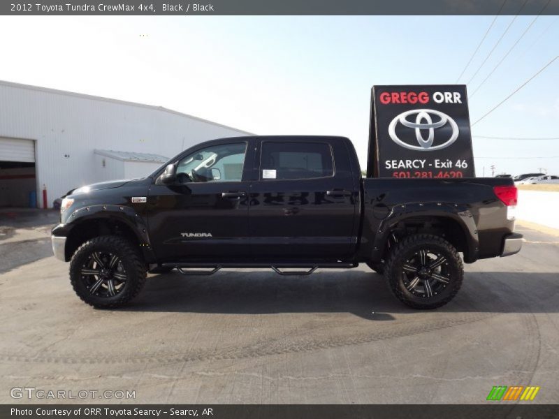 Black / Black 2012 Toyota Tundra CrewMax 4x4
