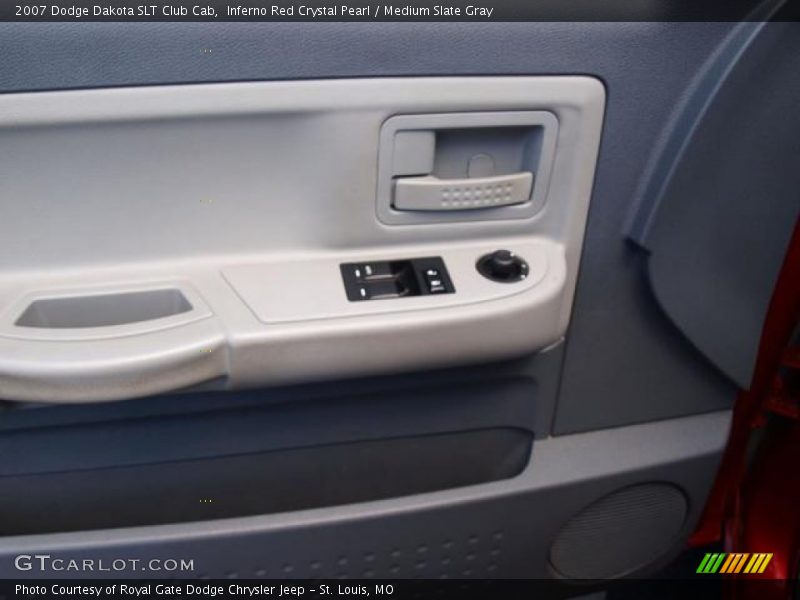 Inferno Red Crystal Pearl / Medium Slate Gray 2007 Dodge Dakota SLT Club Cab