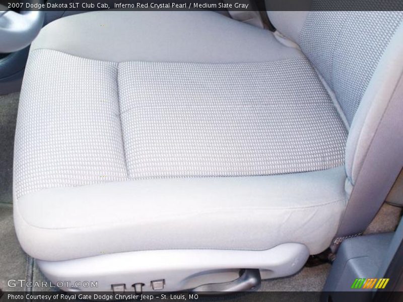Inferno Red Crystal Pearl / Medium Slate Gray 2007 Dodge Dakota SLT Club Cab