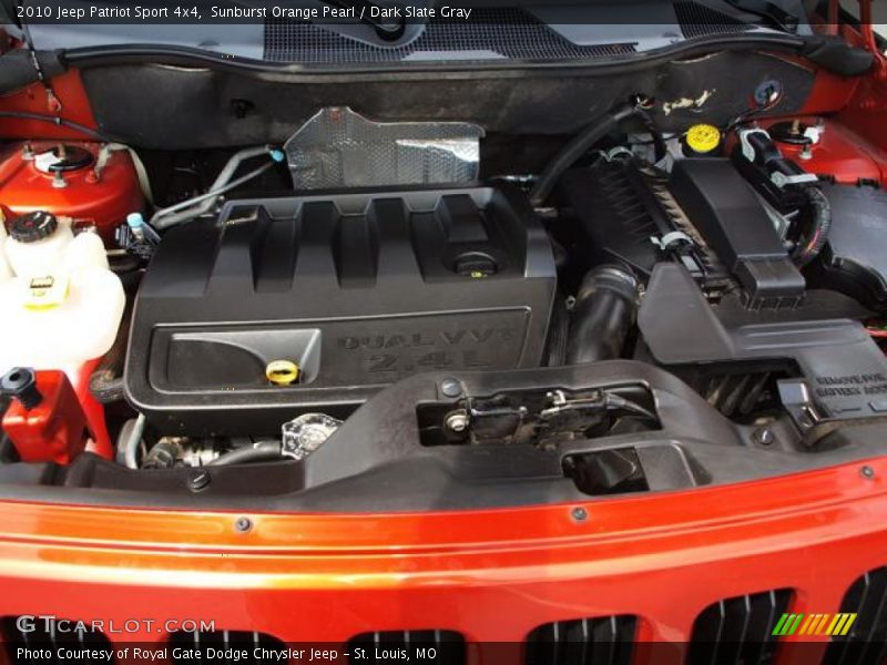 Sunburst Orange Pearl / Dark Slate Gray 2010 Jeep Patriot Sport 4x4