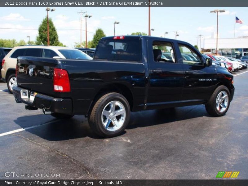 Black / Dark Slate Gray/Medium Graystone 2012 Dodge Ram 1500 Express Crew Cab