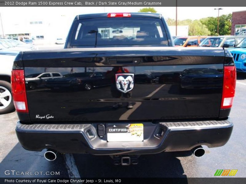Black / Dark Slate Gray/Medium Graystone 2012 Dodge Ram 1500 Express Crew Cab
