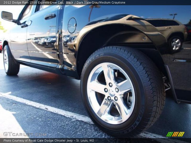 Black / Dark Slate Gray/Medium Graystone 2012 Dodge Ram 1500 Express Crew Cab