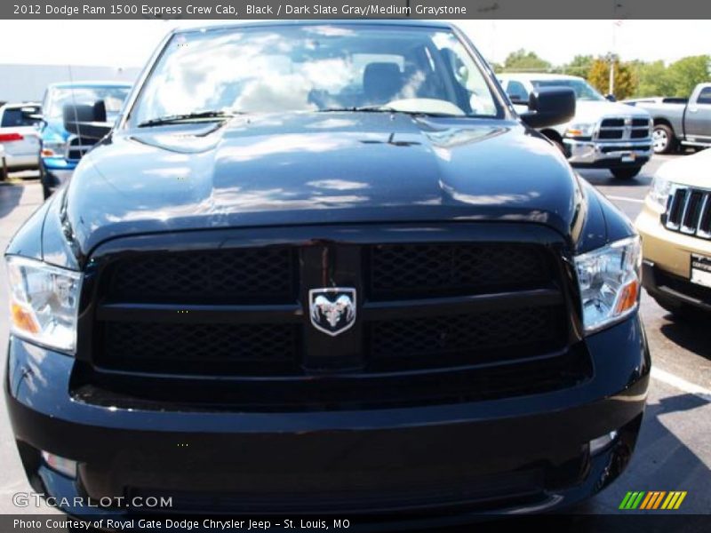 Black / Dark Slate Gray/Medium Graystone 2012 Dodge Ram 1500 Express Crew Cab