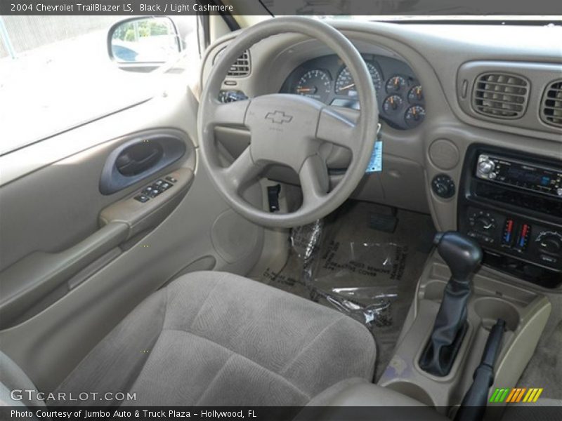 Black / Light Cashmere 2004 Chevrolet TrailBlazer LS
