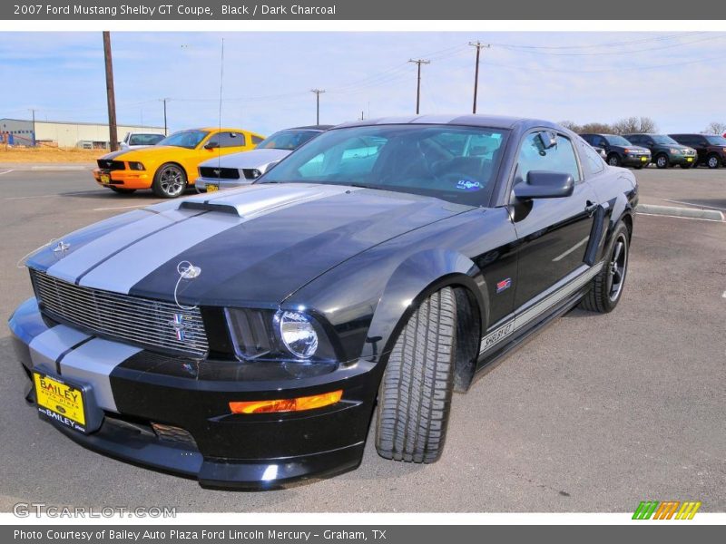 Black / Dark Charcoal 2007 Ford Mustang Shelby GT Coupe
