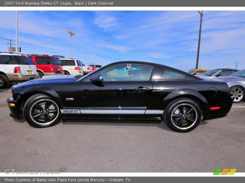 Black / Dark Charcoal 2007 Ford Mustang Shelby GT Coupe