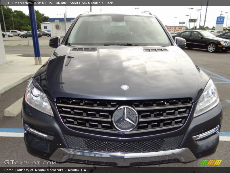 Steel Grey Metallic / Black 2013 Mercedes-Benz ML 350 4Matic