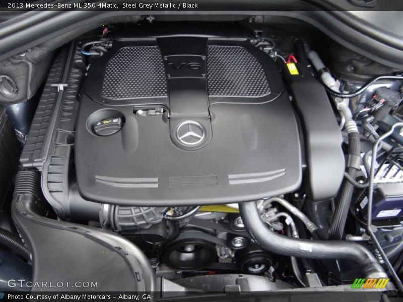 Steel Grey Metallic / Black 2013 Mercedes-Benz ML 350 4Matic