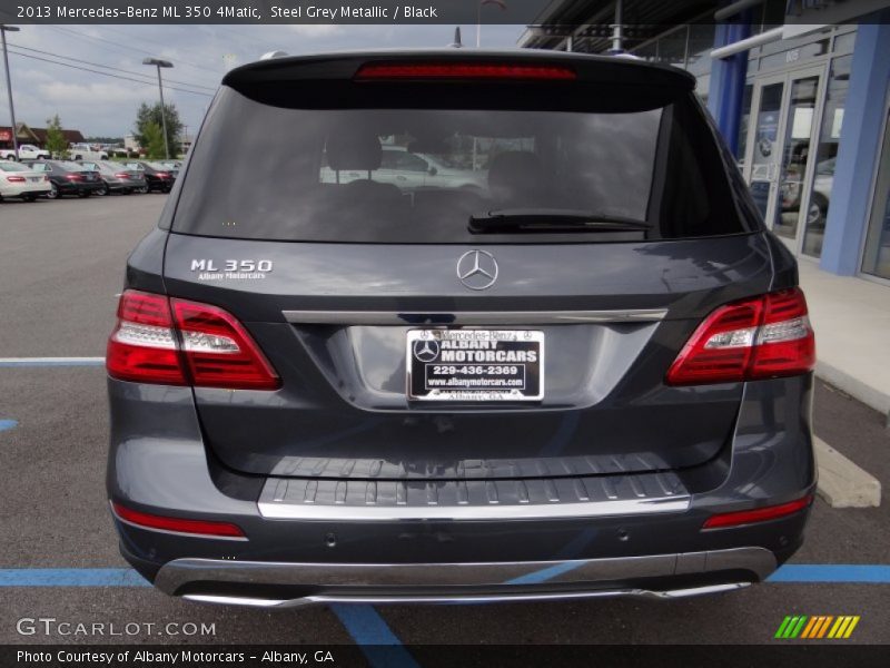 Steel Grey Metallic / Black 2013 Mercedes-Benz ML 350 4Matic