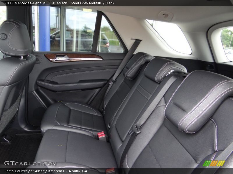 Steel Grey Metallic / Black 2013 Mercedes-Benz ML 350 4Matic