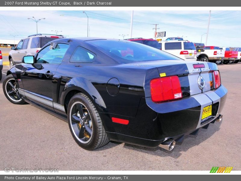 Black / Dark Charcoal 2007 Ford Mustang Shelby GT Coupe