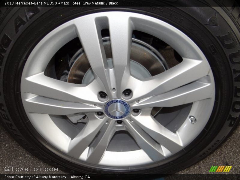 Steel Grey Metallic / Black 2013 Mercedes-Benz ML 350 4Matic
