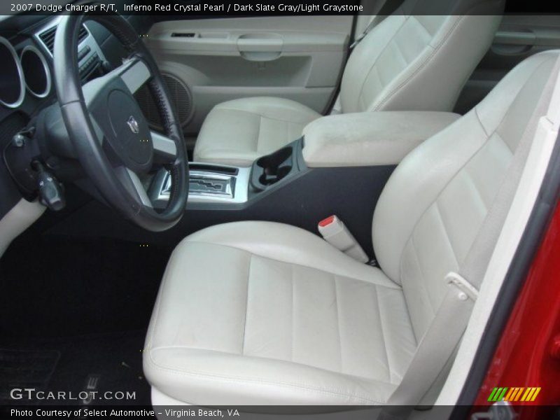 Inferno Red Crystal Pearl / Dark Slate Gray/Light Graystone 2007 Dodge Charger R/T